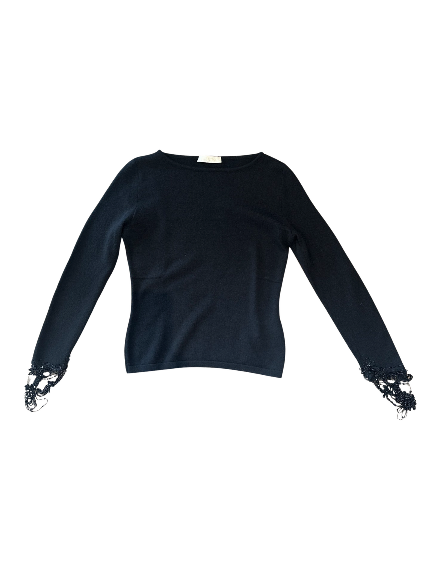 Valentino  Black Cashmere Sweater