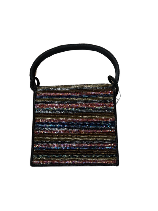 La Regale  Evening Colorful Beading Bag