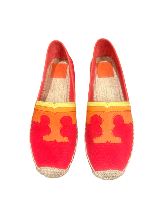 Tory Burch Red Canyon Canvas/Suede Espadrille