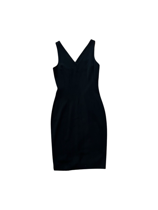 Dolce & Gabbana Black Sleeveless Bodycon Midi Dress size 30/44