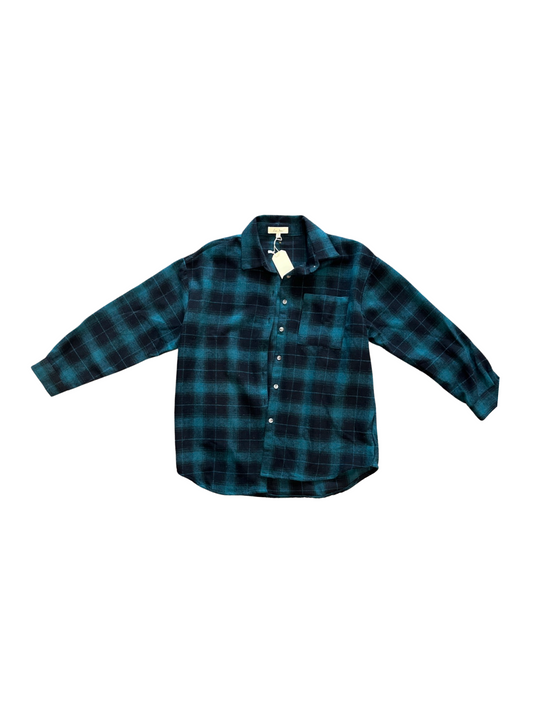 Love Notes Anthropology Plaid Flannel Shirt /S