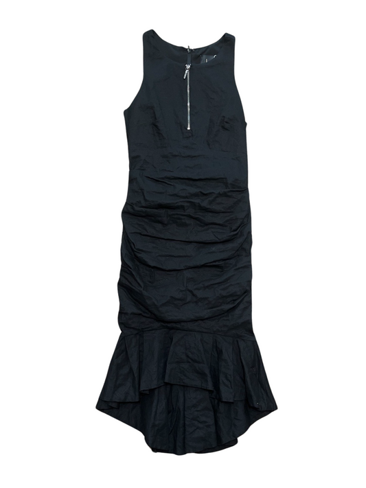 Nicole Miller Collection Black Ruched Dress/8