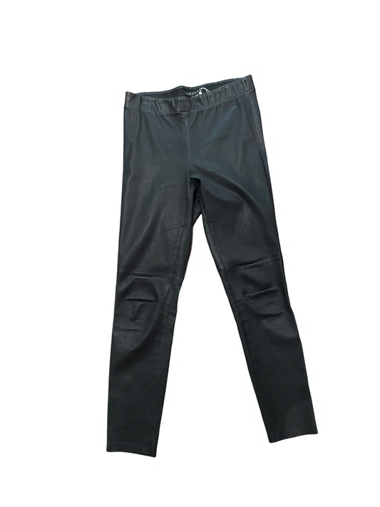 Theory Faux Leather Elastic Waist Pants /8