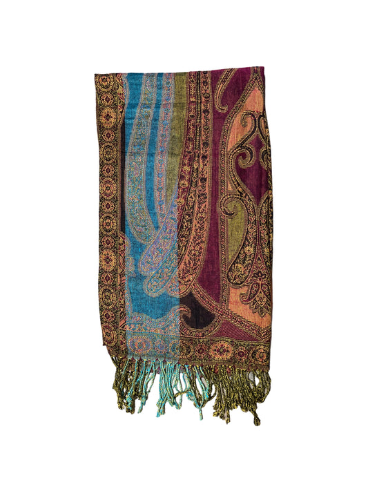 Adams Acrylic/Rayon Blend Multicolor Scarf