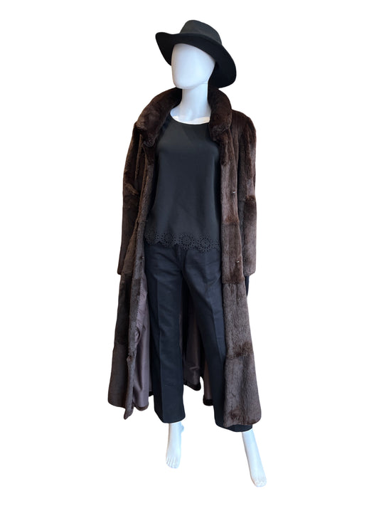 Europa by Dan Beranger Fur Coat Brown