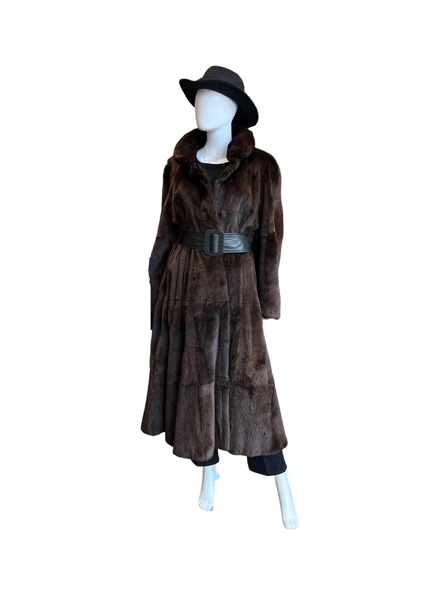 Europa by Dan Beranger Fur Coat Brown