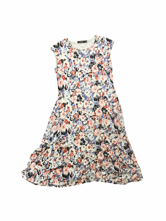 Lauren Floral Dress Sleveless Size 4