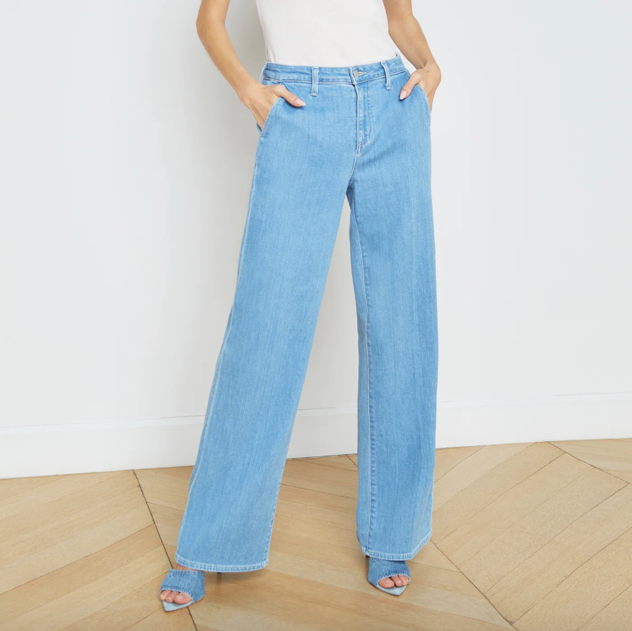 L'AGENCE Weston Wide-leg High Rise Jean Size 30